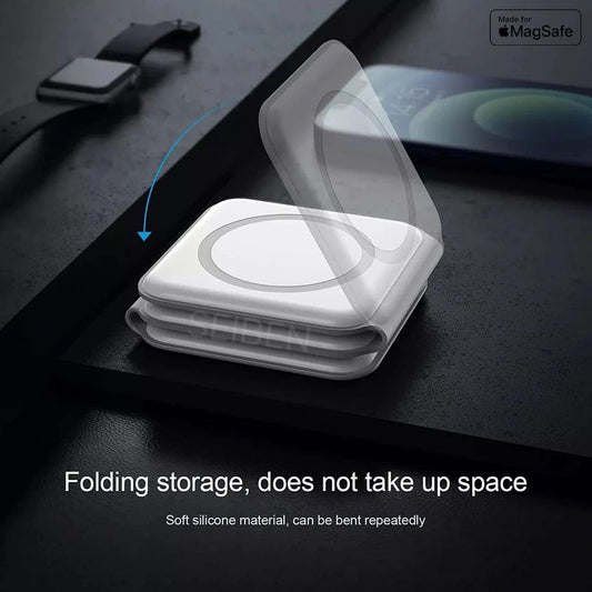 3 In 1 Foldable Wireless Charger Power Bank with Qi