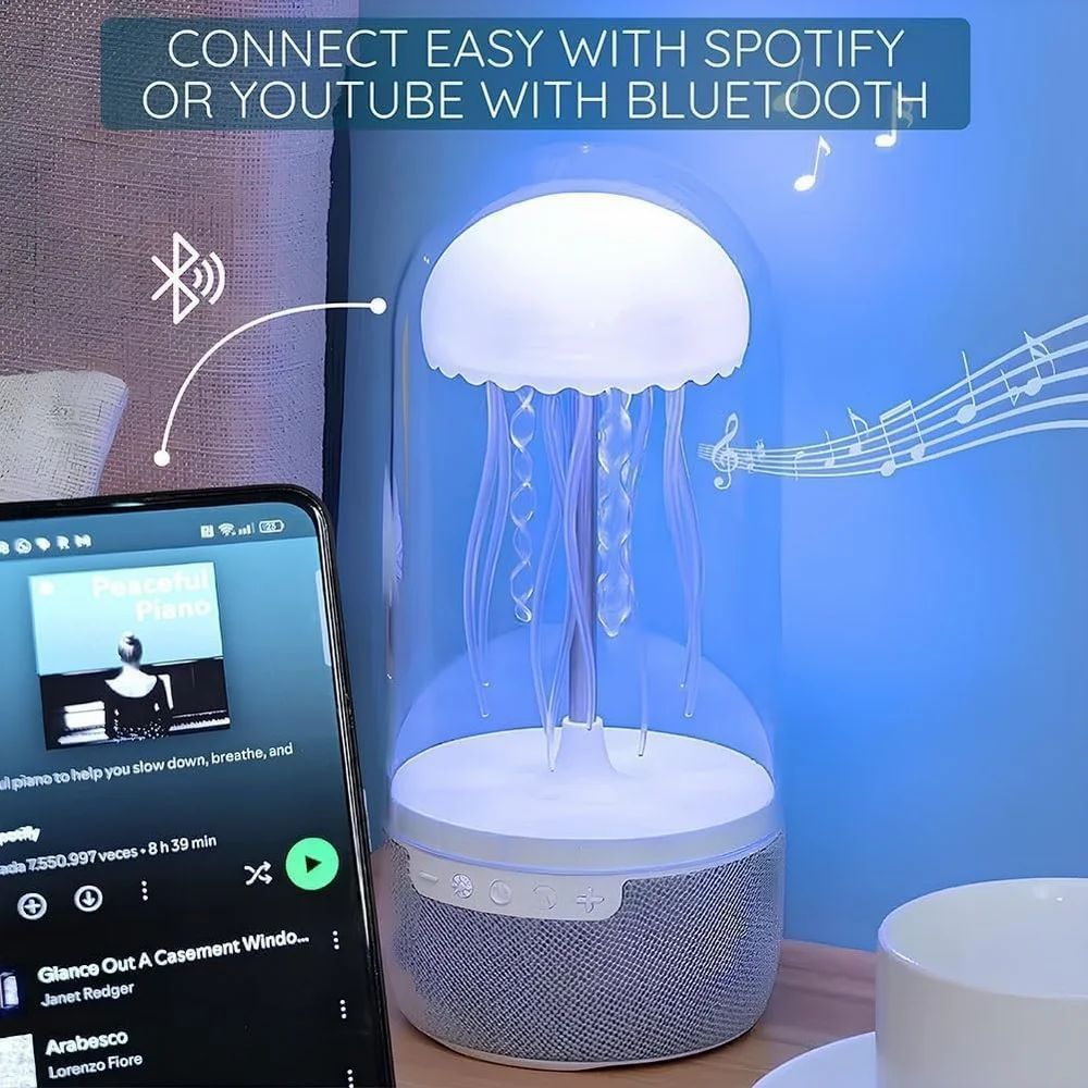 Jellyfish Lamp With Bluetooth speaker