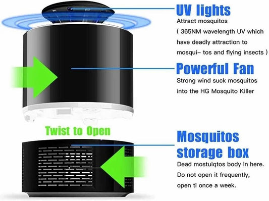 Eco Friendly Mosquito Killer Trap Lamp - Electric